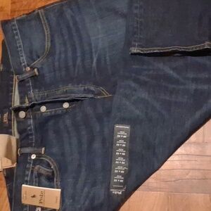 CHRISTMAS SALE Polo by Ralph Lauren Men's Dark Blue Straight Jeans Size 38 , 32